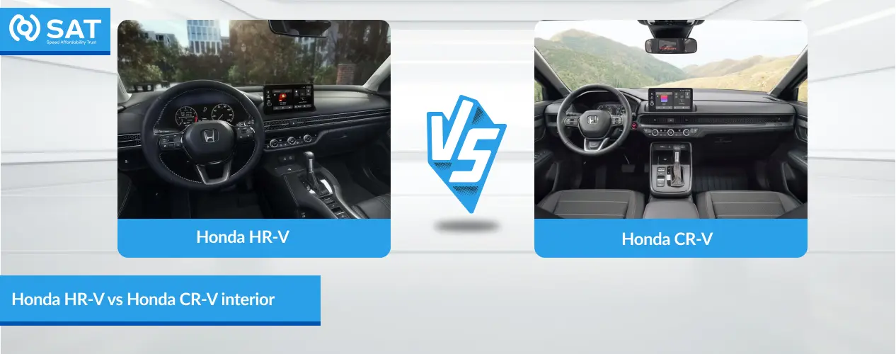 Honda HR-V vs Honda CR-V interior